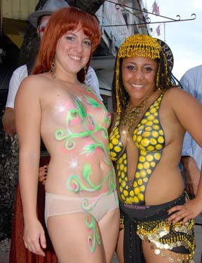 Body Painting 2008 photo - Duval Street, Key West